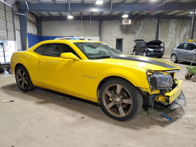 2G1FB1E33C9204808 - 2012 CHEVROLET CAMARO LT YELLOW photo 4