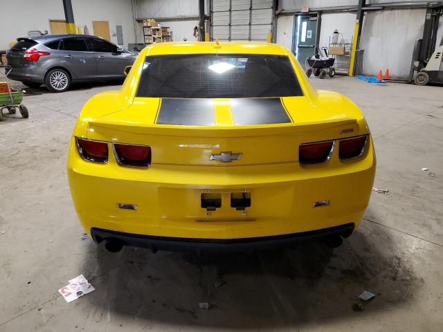 2G1FB1E33C9204808 - 2012 CHEVROLET CAMARO LT YELLOW photo 6