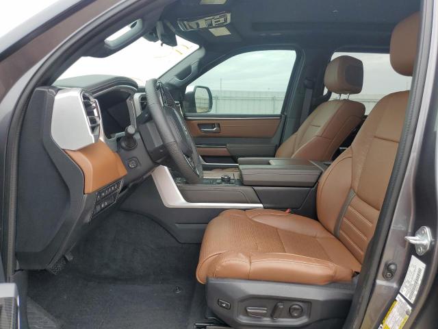 5TFMA5DBXPX101300 - 2023 TOYOTA TUNDRA CREWMAX PLATINUM ნაცრისფერი ფოტო 7