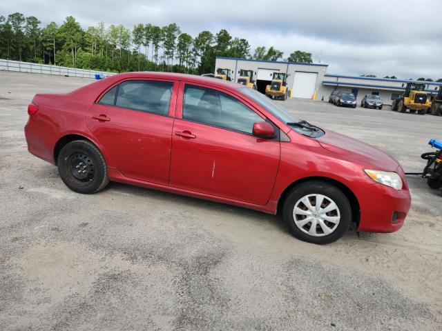 1NXBU40E69Z040651 - 2009 TOYOTA COROLLA BASE წითელი ფოტო 4
