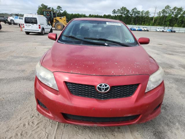 1NXBU40E69Z040651 - 2009 TOYOTA COROLLA BASE წითელი ფოტო 5