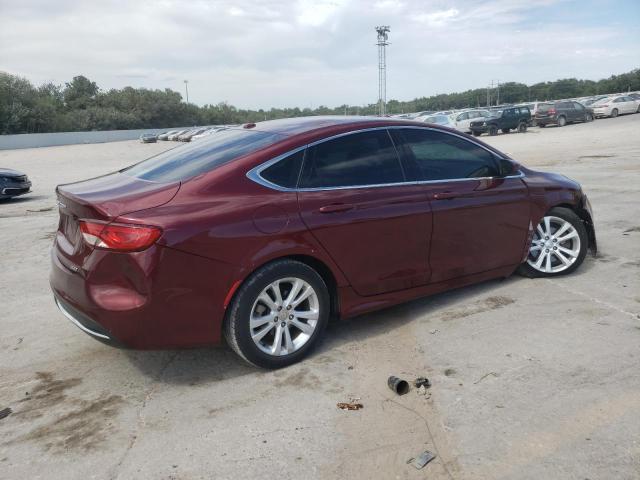 1C3CCCABXFN628797 - 2015 CHRYSLER 200 LIMITED MAROON photo 3