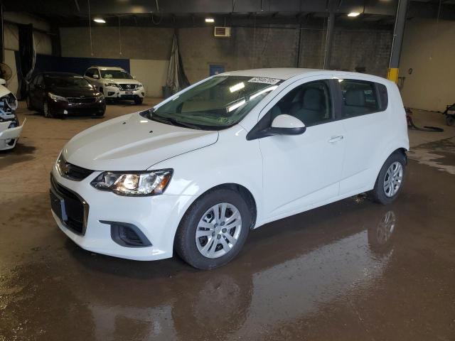 1G1JG6SB1K4112926 - 2019 CHEVROLET SONIC WHITE photo 1