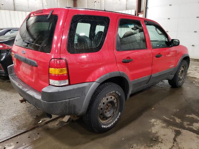 1FMCU04191KB82352 - 2001 FORD ESCAPE XLT RED photo 3