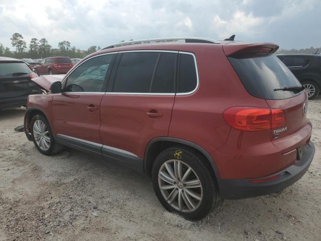 WVGAV7AX0FW068326 - 2015 VOLKSWAGEN TIGUAN S RED photo 2