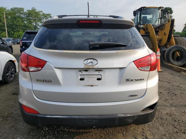 KM8JUCAC5CU493895 - 2012 HYUNDAI TUCSON GLS SILVER photo 6