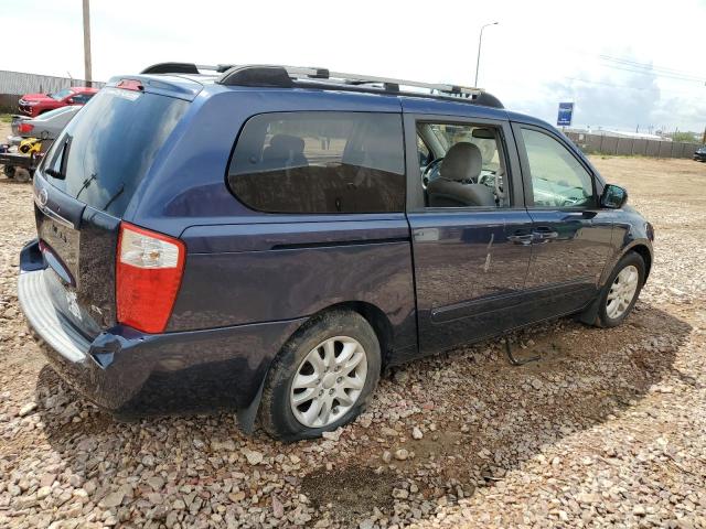 KNDMB233986207816 - 2008 KIA SEDONA EX BLUE photo 3