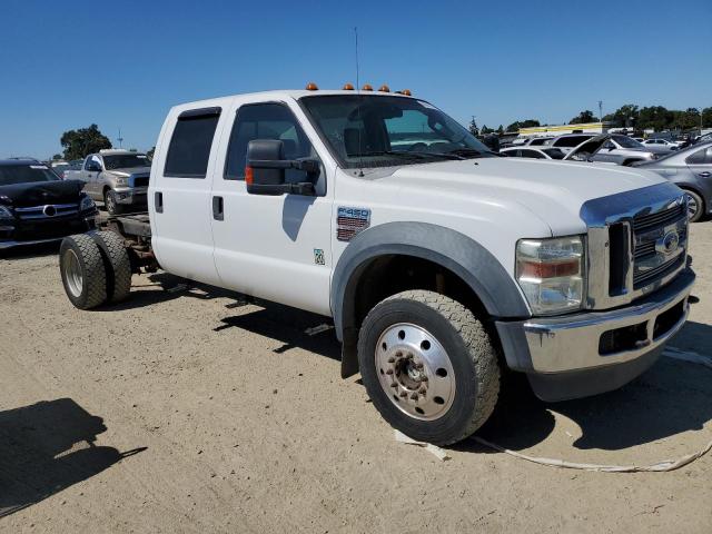 1FDXW46R68ED22288 - 2008 FORD F450 SUPER DUTY WHITE photo 4