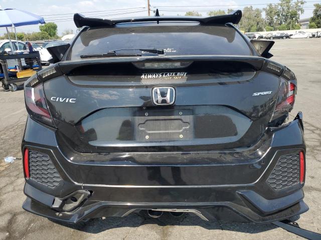 SHHFK7H49JU404730 - 2018 HONDA CIVIC SPORT BLACK photo 6