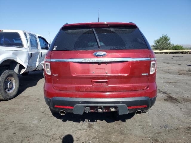 1FM5K8D82EGB10122 - 2014 FORD EXPLORER XLT RED photo 6