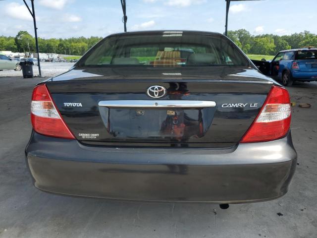 4T1BE32K13U161153 - 2003 TOYOTA CAMRY LE BLACK photo 6