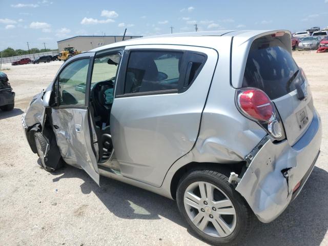 KL8CD6S91EC589378 - 2014 CHEVROLET SPARK 1LT SILVER photo 2