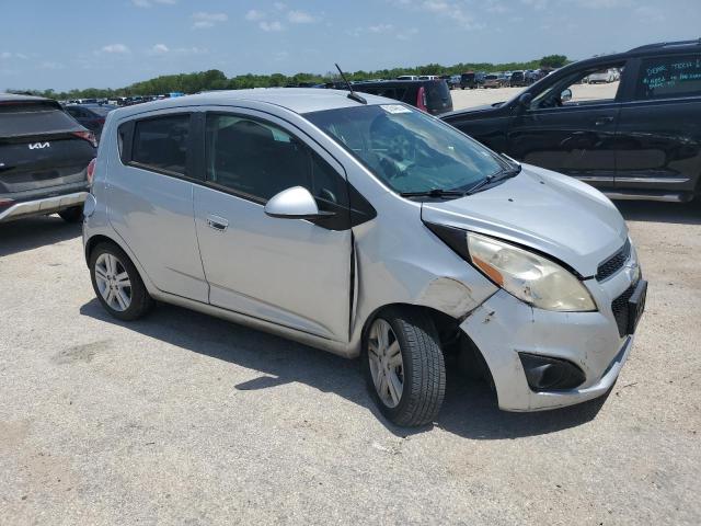 KL8CD6S91EC589378 - 2014 CHEVROLET SPARK 1LT SILVER photo 4