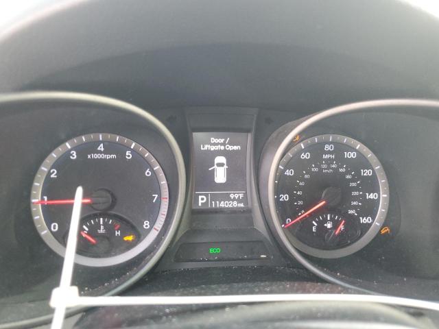 5XYZT3LB6FG249368 - 2015 HYUNDAI SANTA FE S SILVER photo 9