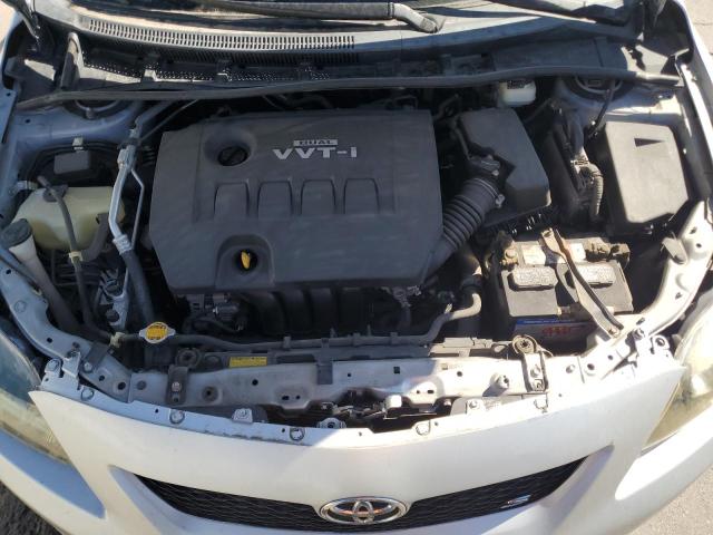 2T1BU4EE6AC438747 - 2010 TOYOTA COROLLA BASE 银色 照片 11