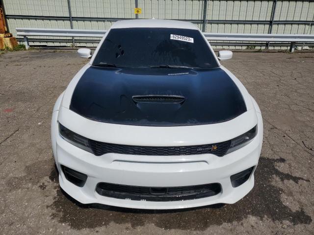 2C3CDXGJ4LH181259 - 2020 DODGE CHARGER SCAT PACK WHITE photo 5