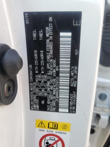 JTJBARBZ0K2206526 - 2019 LEXUS NX 300 BASE თეთრი ფოტო 13