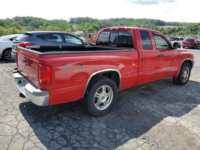 1D7HW42N85S177074 - 2005 DODGE DAKOTA SLT RED photo 3