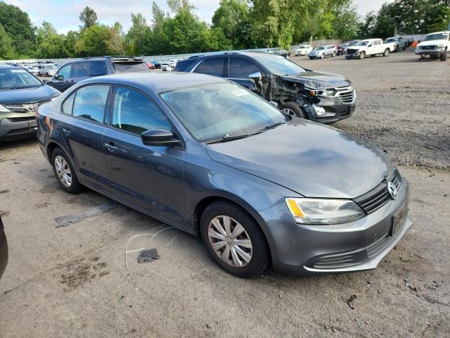 3VW2K7AJ0EM257776 - 2014 VOLKSWAGEN JETTA BASE GRAY photo 4