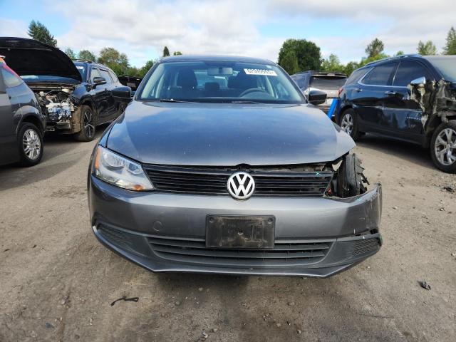 3VW2K7AJ0EM257776 - 2014 VOLKSWAGEN JETTA BASE GRAY photo 5