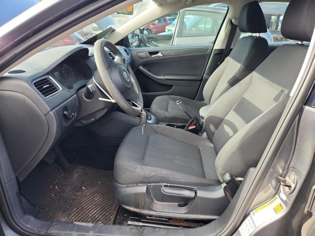 3VW2K7AJ0EM257776 - 2014 VOLKSWAGEN JETTA BASE GRAY photo 7