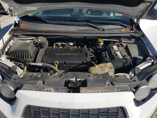 1G1JA6SH0E4173839 - 2014 CHEVROLET SONIC LS WHITE photo 11