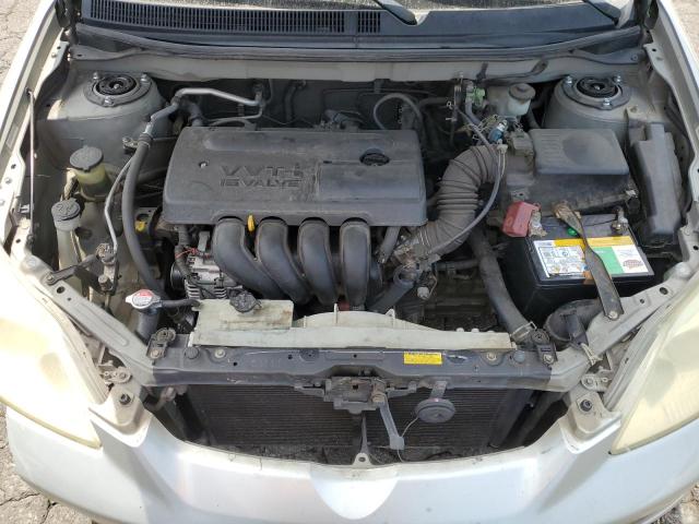 2T1KR32E93C066601 - 2003 TOYOTA COROLLA MA XR SILVER photo 11