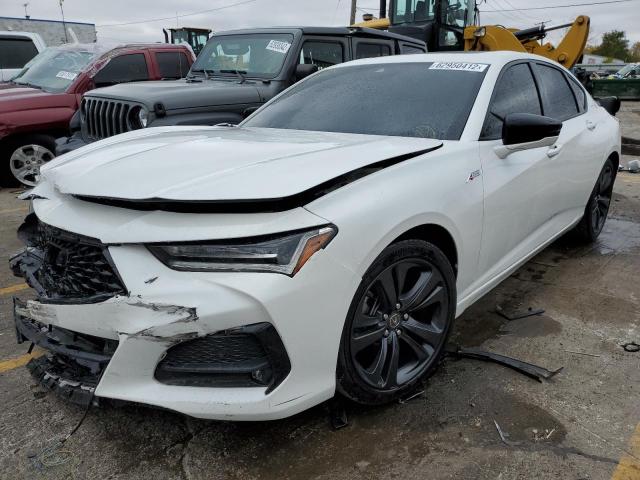 19UUB5F52MA006105 - 2021 ACURA TLX TECH A WHITE photo 2