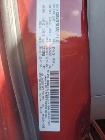 2A4RR5D19AR217593 - 2010 CHRYSLER TOWN & COU TOURING Qırmızı foto 13