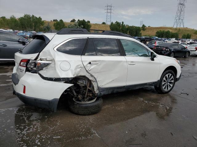 4S4BSANC0H3334711 - 2017 SUBARU OUTBACK 2.5I LIMITED WHITE photo 3