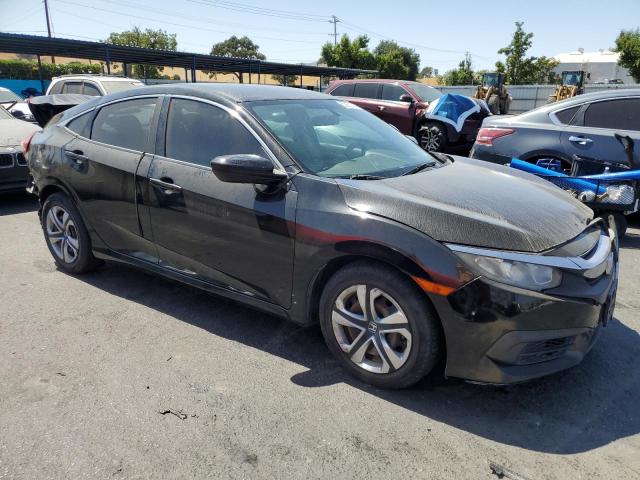 2HGFC2F50HH545544 - 2017 HONDA CIVIC LX Czarny zdjęcie 4