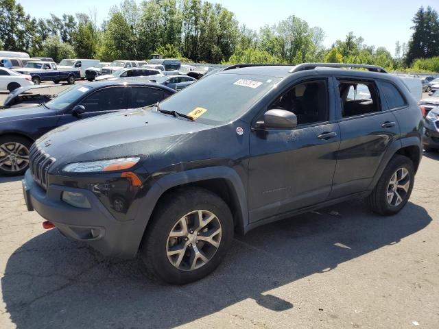1C4PJMBS3EW159276 - 2014 JEEP CHEROKEE TRAILHAWK BLACK photo 1