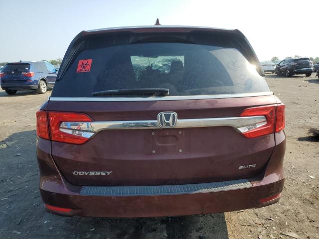 5FNRL6H96JB038615 - 2018 HONDA ODYSSEY ELITE BURGUNDY photo 6