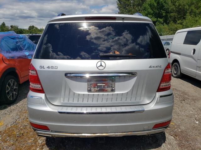 4JGBF7BE8AA608915 - 2010 MERCEDES-BENZ GL 450 4MATIC SILVER photo 6