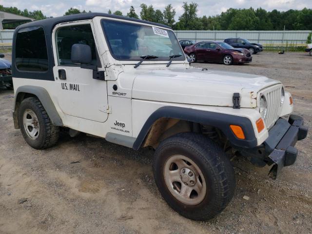 1J4F449SX6P762188 - 2006 JEEP WRANG SPORT WHITE photo 4