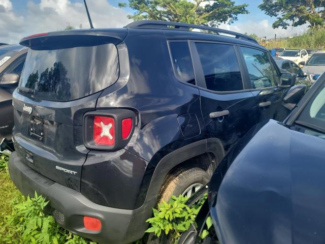 ZACCJBAB6JPJ31352 - 2018 JEEP RENEGADE SPORT BLACK photo 3