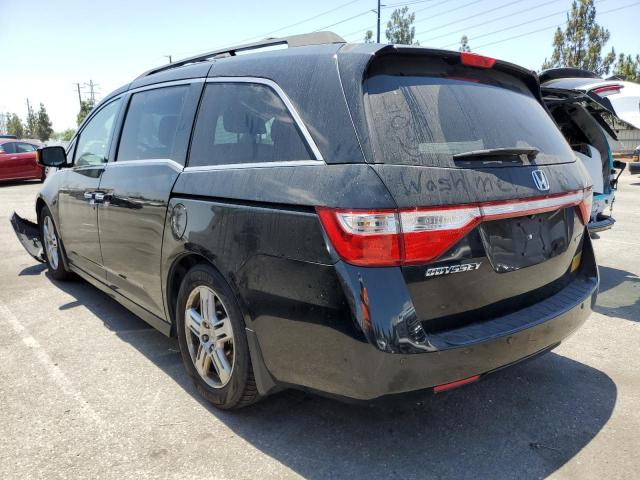 5FNRL5H9XDB025980 - 2013 HONDA ODYSSEY TOURING BLACK photo 2