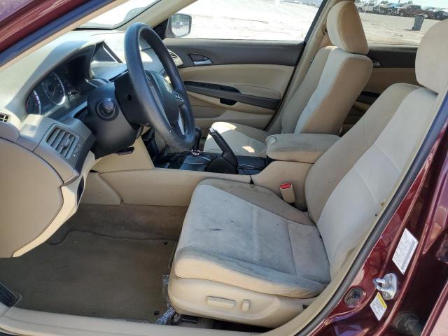 1HGCP26409A173511 - 2009 HONDA ACCORD LXP MAROON photo 7