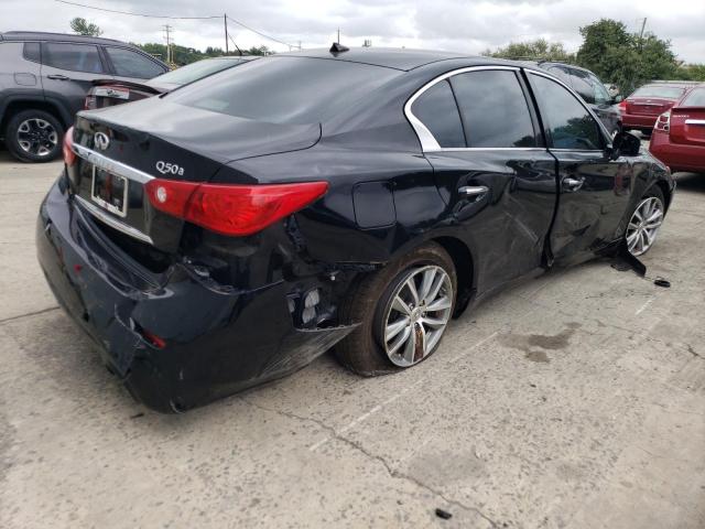 JN1BV7AP2FM340284 - 2015 INFINITI Q50 BASE BLACK photo 3