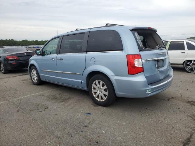 2C4RC1CG9CR393066 - 2012 CHRYSLER TOWN & COU TOURING L BLUE photo 2
