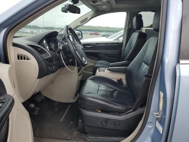 2C4RC1CG9CR393066 - 2012 CHRYSLER TOWN & COU TOURING L BLUE photo 7