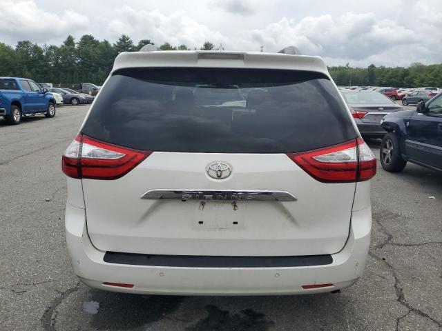 5TDDZ3DC2JS192436 - 2018 TOYOTA SIENNA XLE თეთრი ფოტო 6