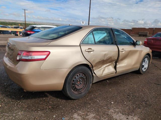 4T1BF3EK3AU021465 - 2010 TOYOTA CAMRY BASE Золотой фото 3