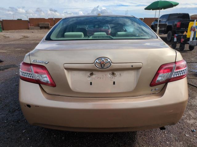 4T1BF3EK3AU021465 - 2010 TOYOTA CAMRY BASE Золотой фото 6