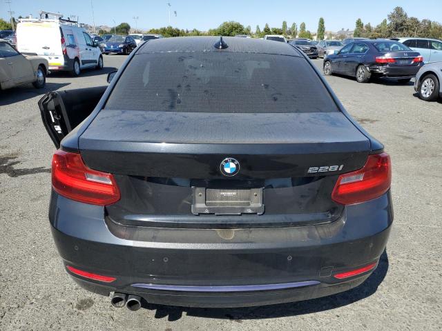WBA1F9C58GV544559 - 2016 BMW 228 I SULEV BLACK photo 6