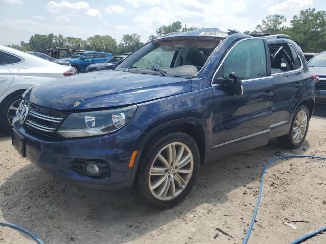 WVGAV7AX4DW529749 - 2013 VOLKSWAGEN TIGUAN S BLUE photo 1