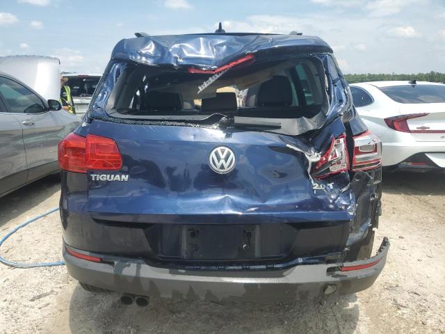 WVGAV7AX4DW529749 - 2013 VOLKSWAGEN TIGUAN S BLUE photo 6