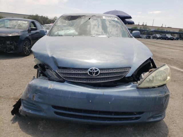 4T1BF32K73U566883 - 2003 TOYOTA CAMRY LE BLUE photo 5