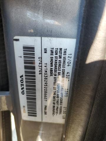 YV1MS382952086627 - 2005 VOLVO S40 2.4I GRAY photo 12