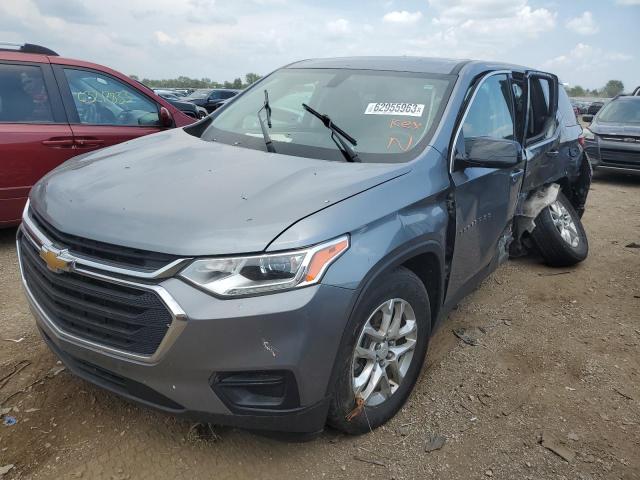 1GNERFKW7JJ119764 - 2018 CHEVROLET TRAVERSE LS GRAY photo 1